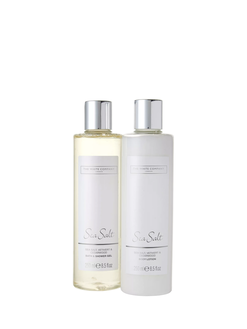 The White Company sea salt bath and body gift set 500ml - British product