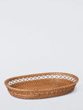 John Lewis x Sanderson natural rattan tray (British brand)