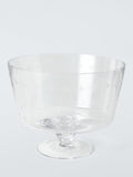 X Sanderson Footed Glass Trifle Bowl 24Cm Clear