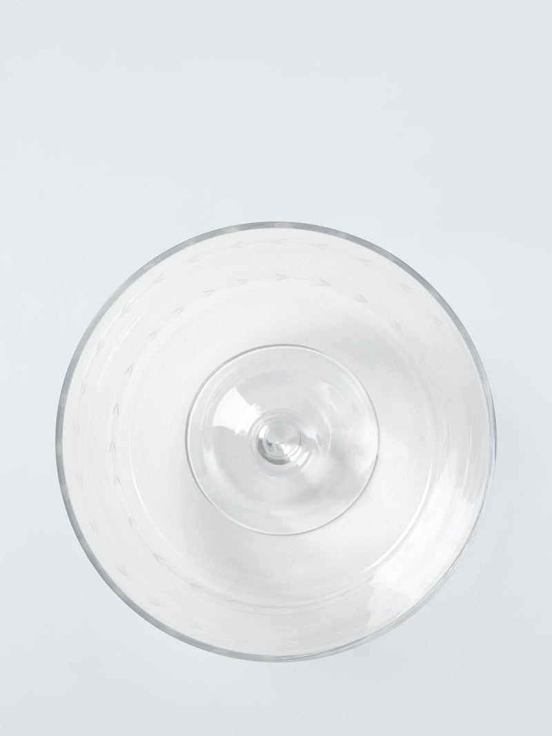 John Lewis x Sanderson footed glass trifle bowl 24cm, UK version