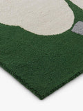 Marimekko Unikko floral rug green - British product