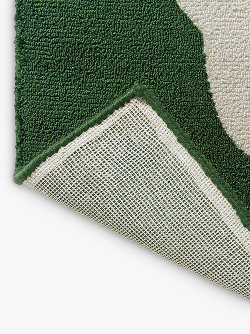 Marimekko Unikko floral rug green - British product