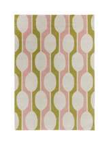 John Lewis Scion Billow Geometric Pure Wool Rug, Lichen- Buy online at McGrocer