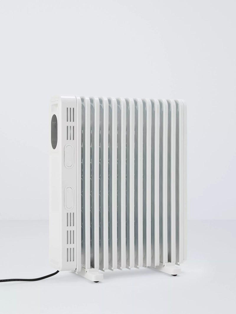 John Lewis white digital oil filled radiator, UK version