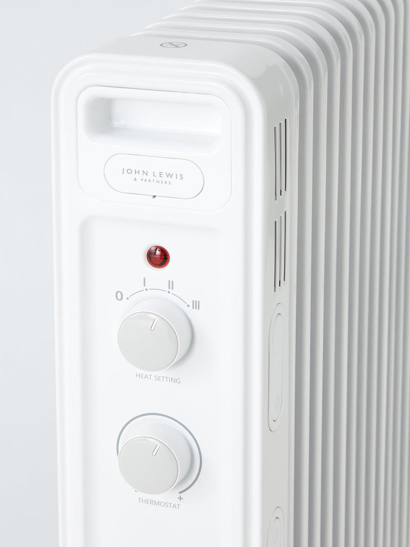 John Lewis oil filled radiator white UK version