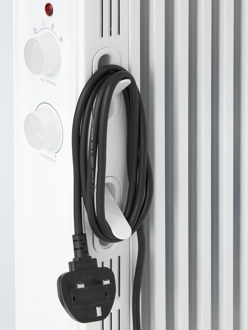 John Lewis oil filled radiator white UK version
