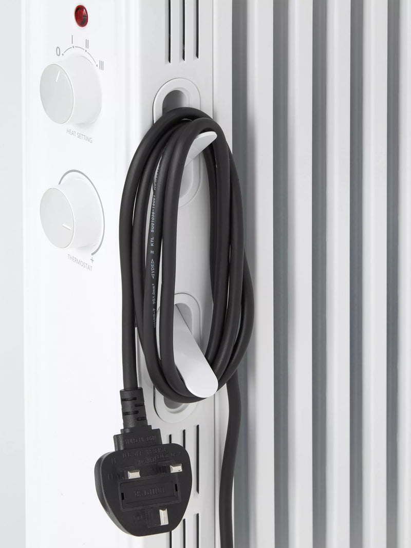 John Lewis oil filled radiator white UK version