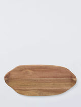 John Lewis John Lewis Oval Serving Board FSC-Certified Acacia Wood Natural 46cm- Buy online at McGrocer