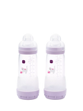 MAM Easy Start Anti-Kolik selbst-sterilisierende Babyflasche, 2er-Pack, 320ml