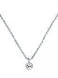 Ted Baker Sininaa crystal pendant necklace silver - British product