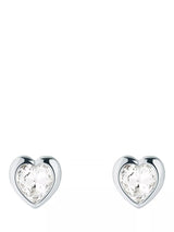John Lewis Ted Baker Han Crystal Heart Stud Earrings- Buy online at McGrocer