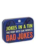 Talking Tables Dad Jokes Tin 100 cards imported from the UK