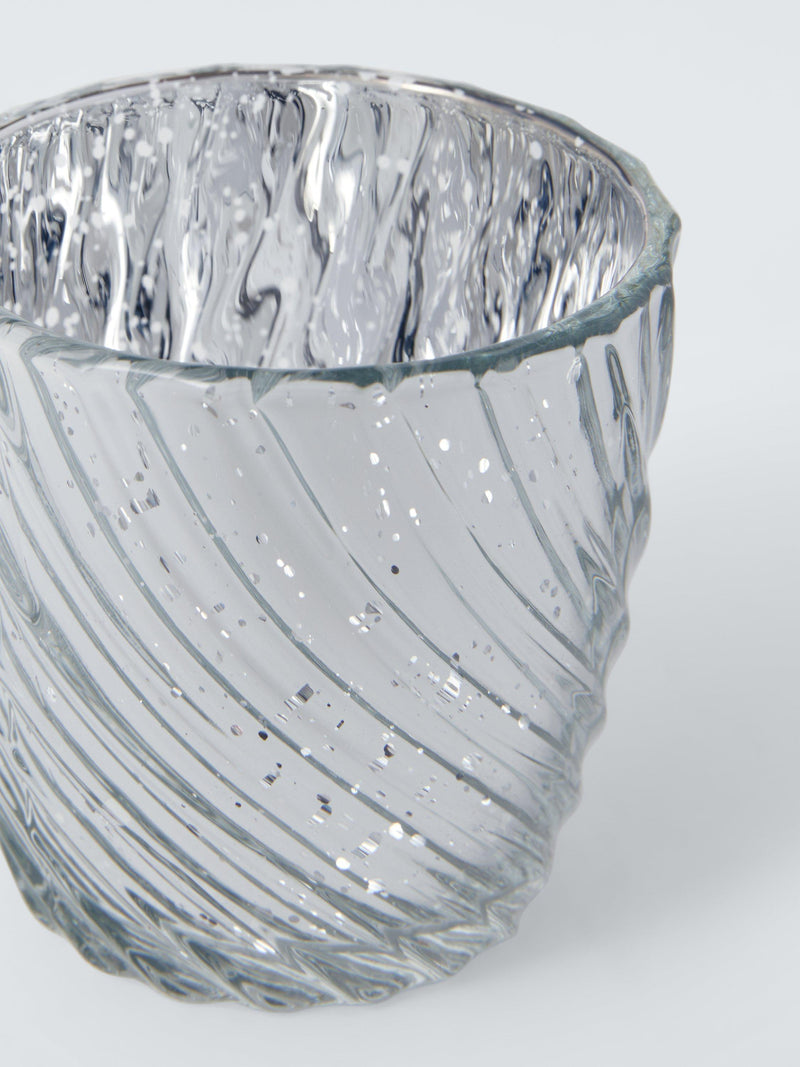John Lewis shimmer ripple tealight candle holder, UK version