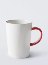 John Lewis John Lewis Tall Bone China Mug Red 473ml- Buy online at McGrocer