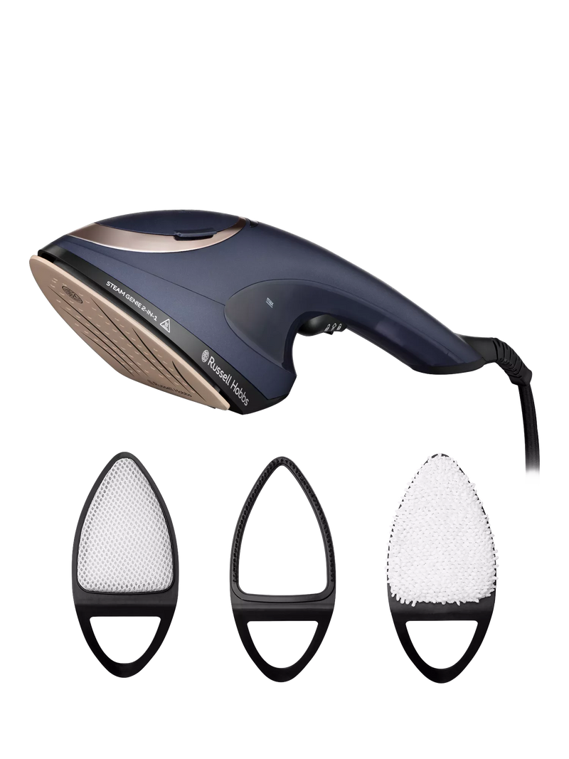 Russell Hobbs Steam Genie 2-in-1 handheld steamer blue - British product