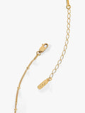 Edge of Ember gold initial pendant necklace (British brand)