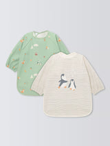 John Lewis John Lewis Christmas Coverall Weabing Bibs, Pack of 2- Buy online at McGrocer