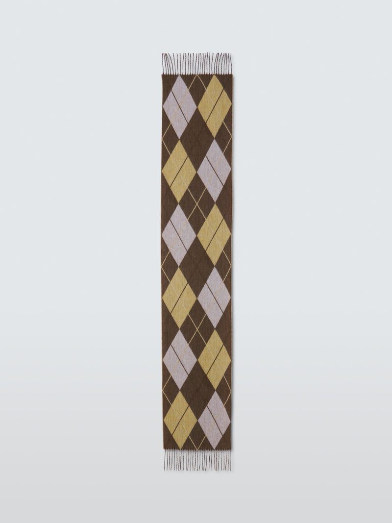 John Lewis Argyle scarf multi 28x180cm - British product