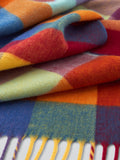 John Lewis cashmink scarf buffalo check multi 34x180cm - British product