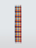 John Lewis cashmink scarf buffalo check multi 34x180cm - British product