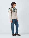 John Lewis check wool scarf 57x180cm (British brand)