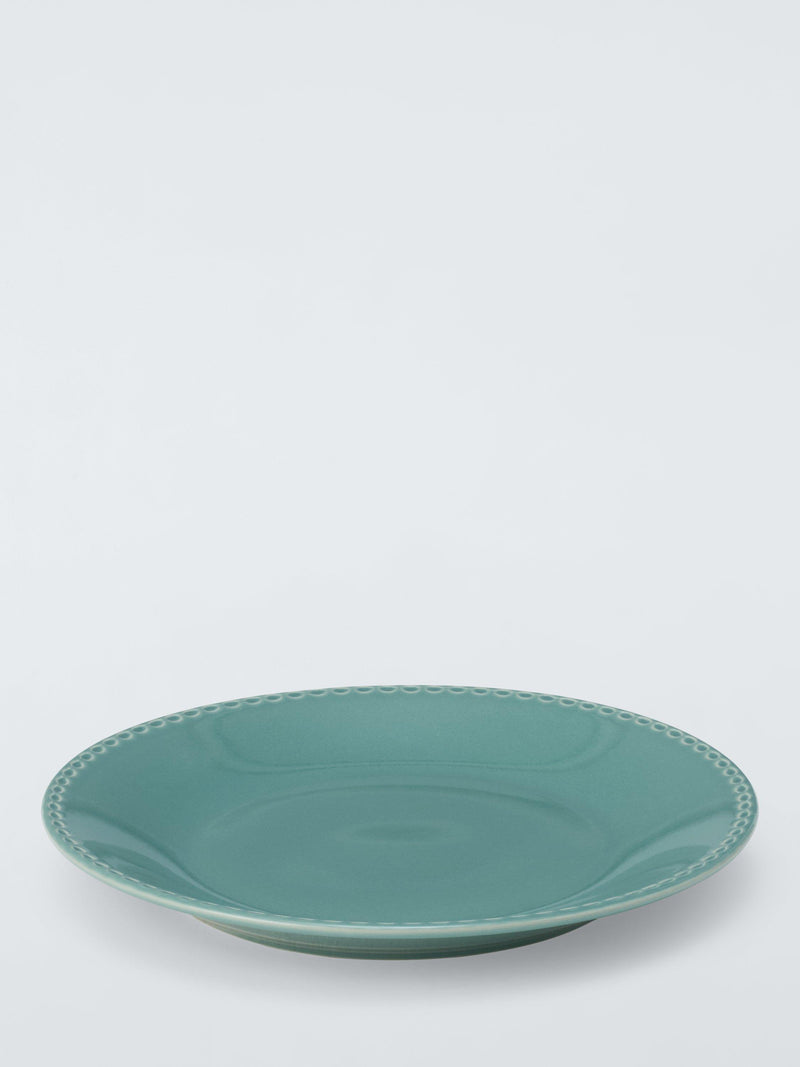 John Lewis Sanderson stoneware side plate 21cm teal, imported from the UK
