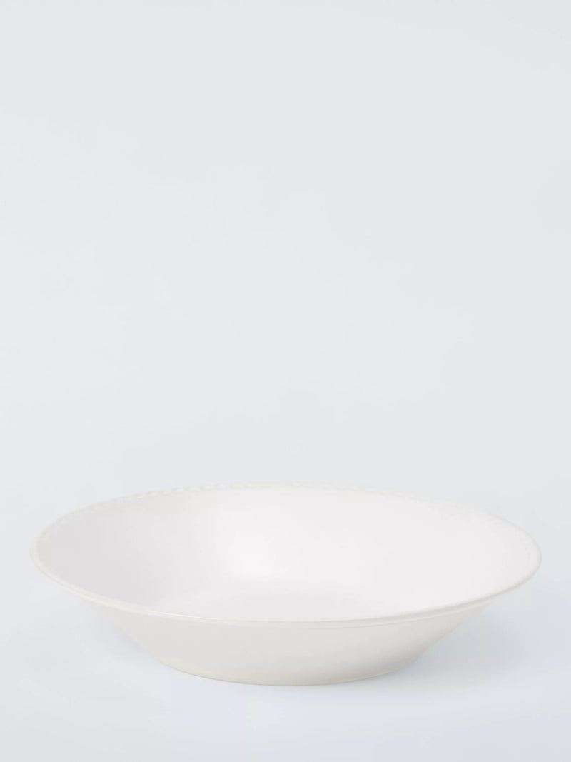 John Lewis stoneware serving bowl white 29cm - British product