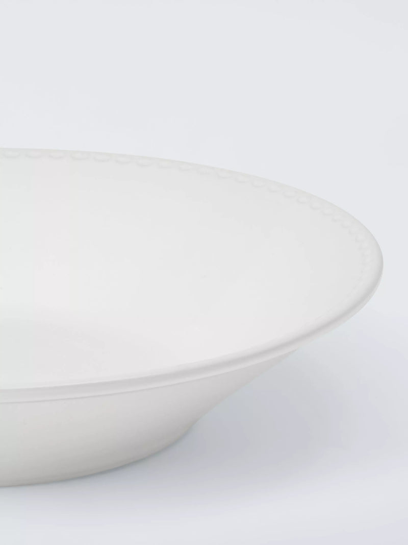 John Lewis stoneware serving bowl white 29cm - British product