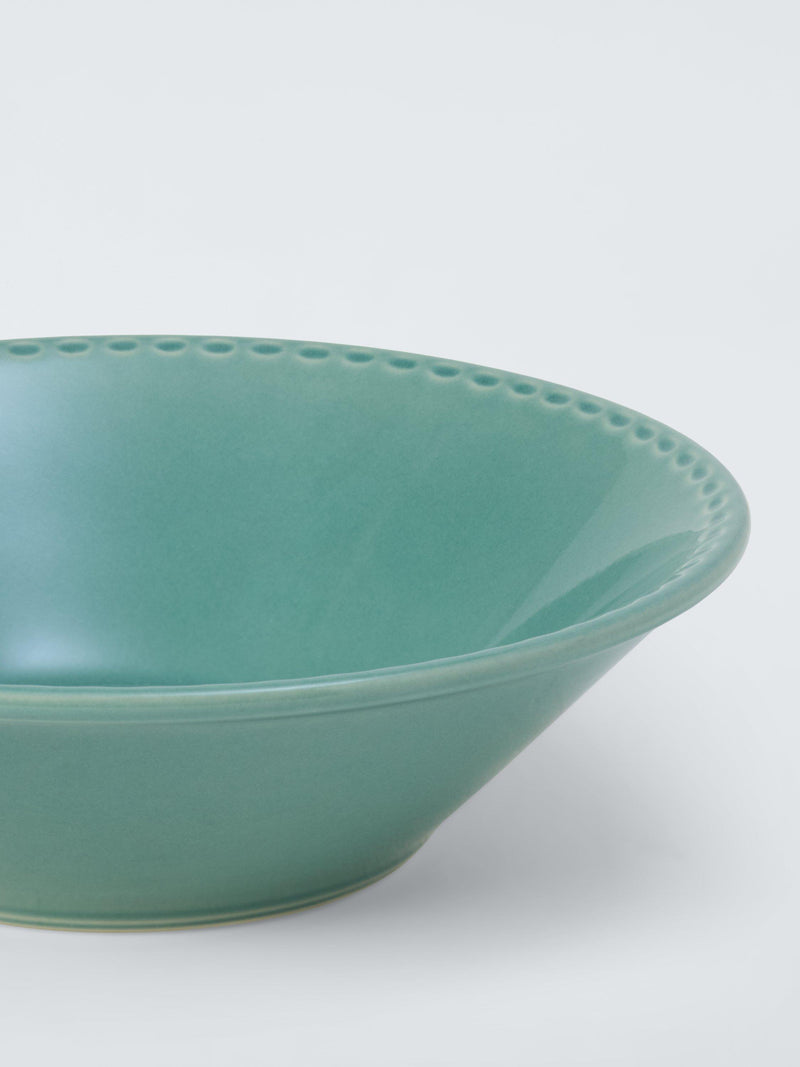 John Lewis Sanderson Heath stoneware cereal bowl 17cm teal (British brand)