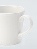 John Lewis white stoneware mug 400ml, imported from the UK