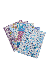 John Lewis Liberty Fabrics Tudor Patchwork Scarves Fat Quarter Fabric Pack of 5 Multi- Buy online at McGrocer