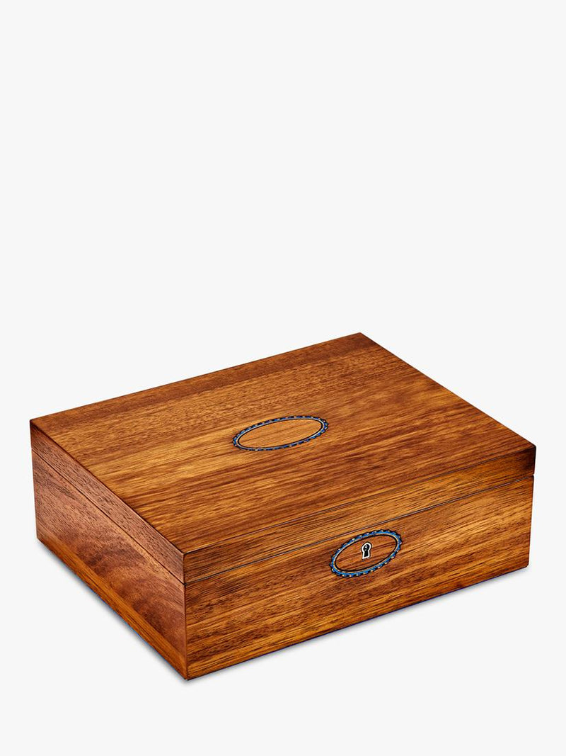 WOLF ballet walnut musical jewellery box, imported from the UK