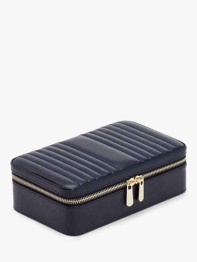 WOLF Maria leather zipped jewel case medium, UK version
