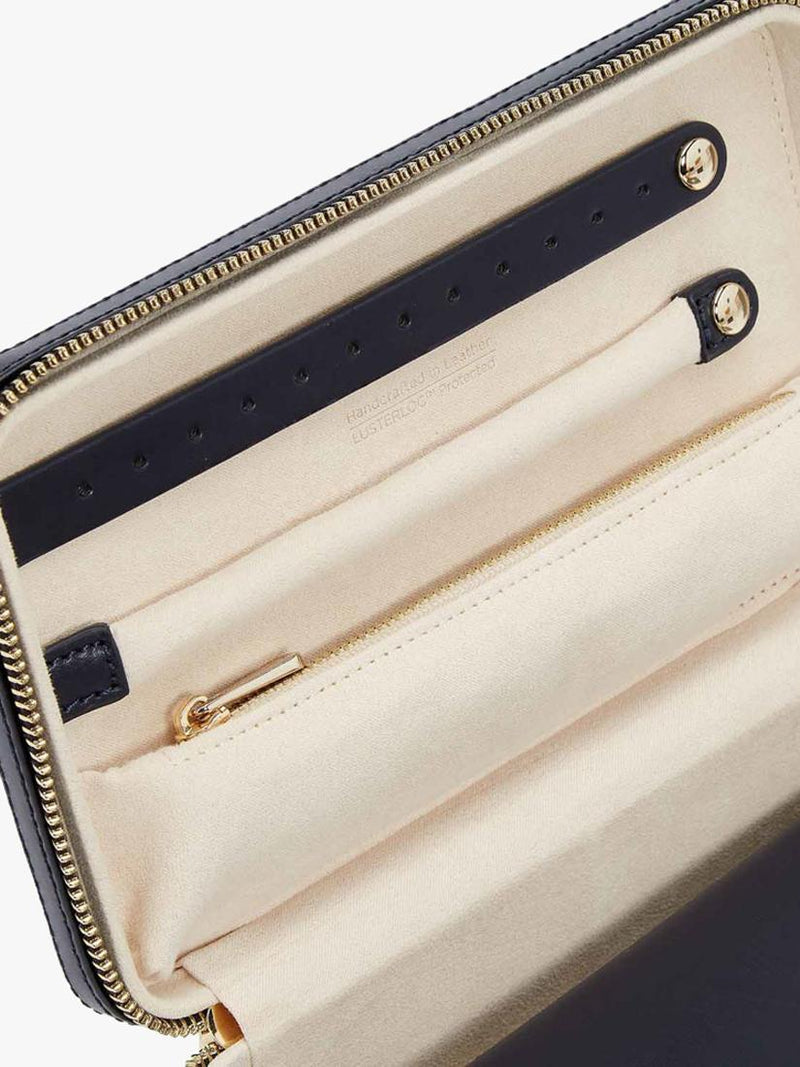 WOLF Maria leather zipped jewel case medium, UK version
