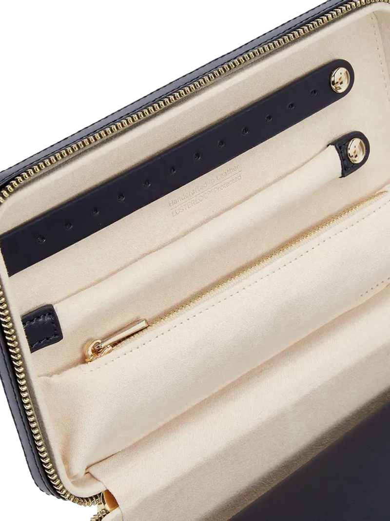 WOLF Maria leather zipped jewel case medium, UK version