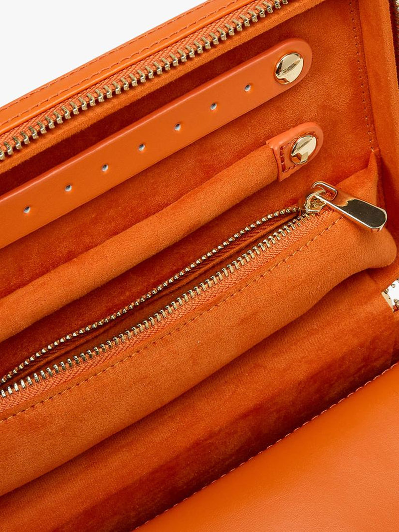 WOLF Maria quilted leather medium jewellery case, UK version