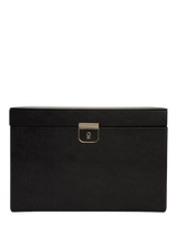 John Lewis WOLF Palermo Large Leather Jewellery Box- Buy online at McGrocer