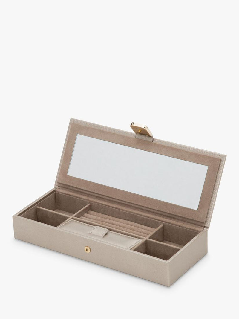 WOLF Palermo leather safety deposit box medium, UK version