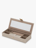 WOLF Palermo leather safety deposit box medium, UK version