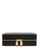 John Lewis WOLF Palermo Leather Zip Travel Jewelry Case- Buy online at McGrocer