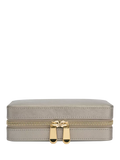 WOLF Palermo Leather Zip Travel Jewelry Case
