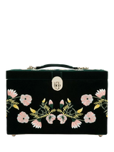 John Lewis WOLF Zoe Velvet Jewellery Box Large- Buy online at McGrocer