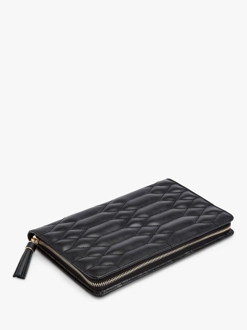 WOLF Caroline large leather jewellery portfolio - British product