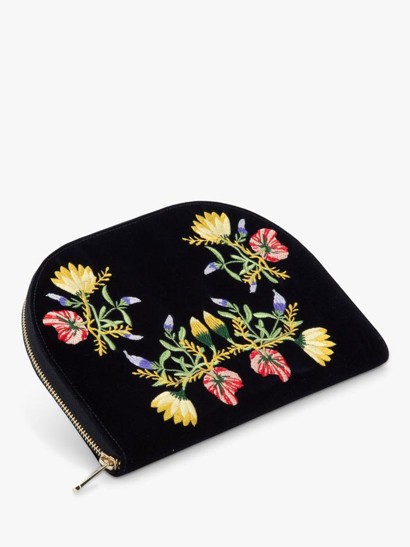WOLF Zoe velvet jewellery portfolio with mirror, UK version