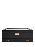 WOLF Axis watch box 10 piece copper vegan leather (British brand)