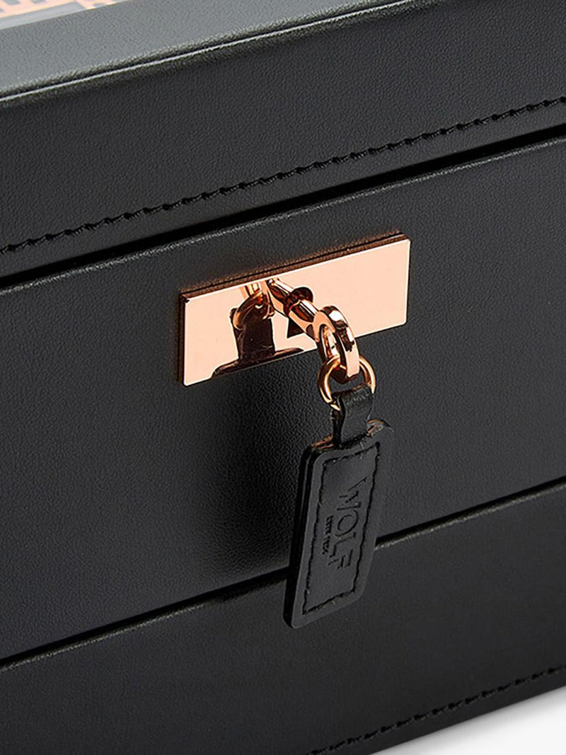 WOLF Axis watch box 10 piece copper vegan leather (British brand)