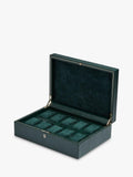 WOLF British Racing Vegan Leather 10 Piece Watch Box, UK version