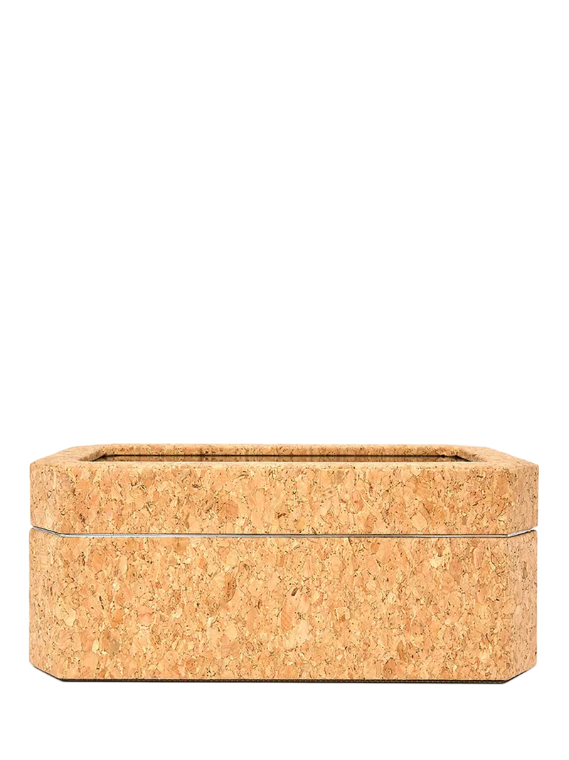 WOLF Cortica cork watch box natural - British product