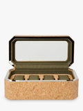 WOLF Cortica cork watch box natural - British product