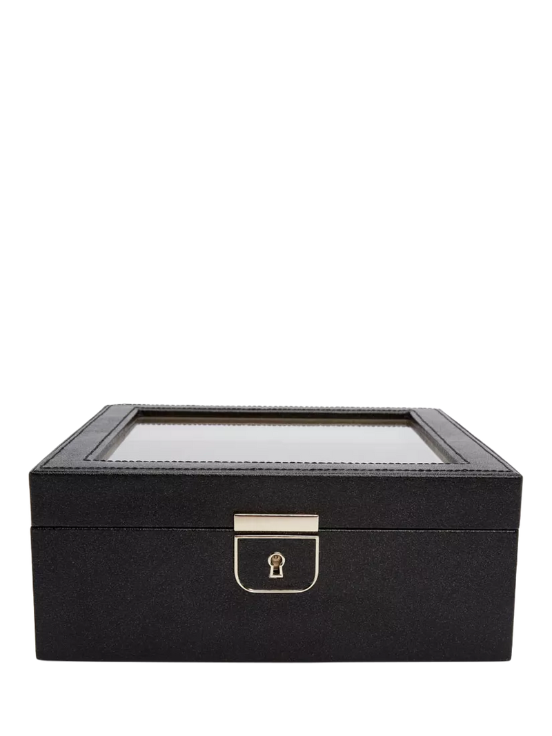 WOLF Palermo leather 6 piece watch box (British brand)